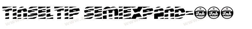 Tinseltip Semiexpand字体转换
